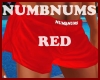 Sexy Numb Nums Red M