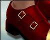 Party Shoes Red Gold
