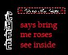 *Chee:Bring me Roses
