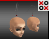 Boy Doll Head Earrings