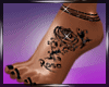 Rose Tatto Feet+Chains