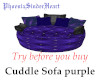 Cuddle Sofa purple