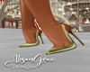 Leonie Gold Heels