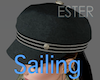 Nautical beret gray