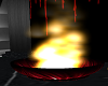 red fire pit