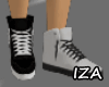 Black White Shoes Dual