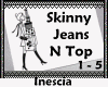 (IZ) Skinny Jeans Pink
