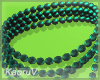 Bead Necklaces - Green