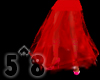 <5^8> Red Layered Dress