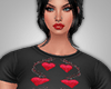 Love Hearts Val Top