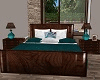 Modern Teal Bed Set