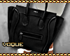 [V] Black Handbag