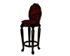 red bar chair