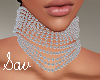 White Diamond Choker