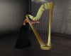 Golden NPC Harpist