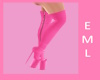 !EML Hot Pink BootsThiHi