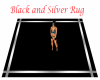 Black and Silver Rug