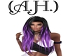 (A.H.) Gracen Blk Purple