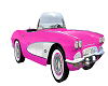 1961 Pink Corvette
