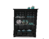 Black and Teal Cabinet