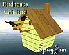 Birdhouse with Bird