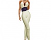 Halter Pant Outfit White