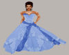 (SA)Blue Bride Maid Gown