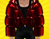 jacket puffer red