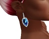 Tru Blue Heart Earrings