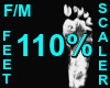 110% Feet Scaler F/M