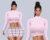 Queen Pink Sweater Skirt