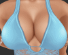 sw Blue Lace Satin