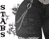 <3 emo chained rip jeans