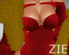Suzi Fluffy Coat Leo Red