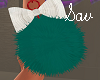 Green PomPom Bag