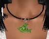Green Fish Necklace