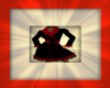 RED-BLACK DRESS COAT