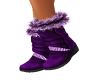 Purple Stripe Boots