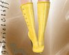 Yellow Leather Boots