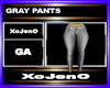 GRAY PANTS