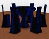 blue black table