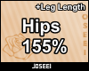 Hips 155%