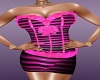 SS Pink n black corsette