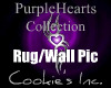 PurpleHearts Rug/Wall