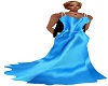 Pearl Evening Gown Blue