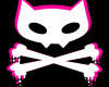 Skull Kitty *Sticker*