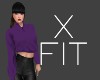 X Fit Fleece Purple