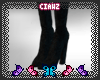 C! RLL Black Suede Boots