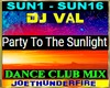 DJ Val Party sunlight