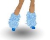 [SMS] Blue Fuzzy Boots